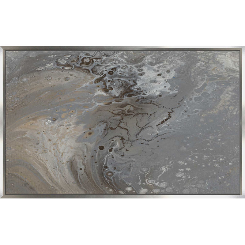 «Modern Flow I», reproduction de peinture à l'huile sur toile encadrée, H 21,5 po x l 33,5 po x P 2 po