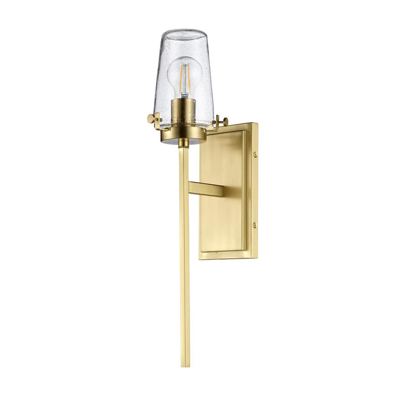 Atef Steel Wallchiere, Polished Brass