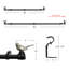 Tringle à rideaux simple réglable 1 po-73484725-73484723