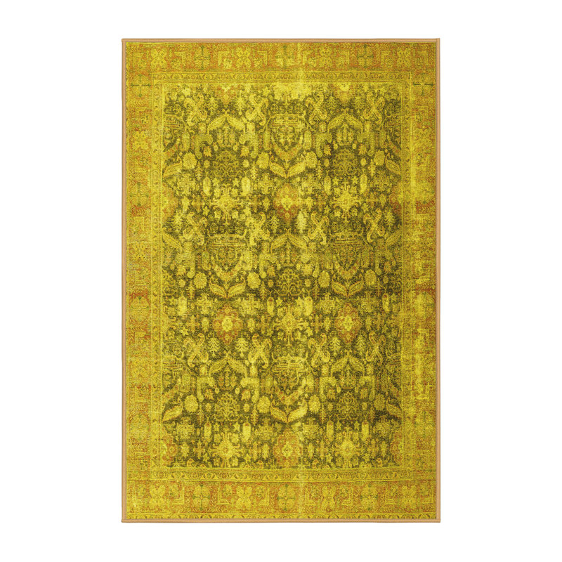 Washable Oriental Indoor Rug, Rectangle 2' x 3'