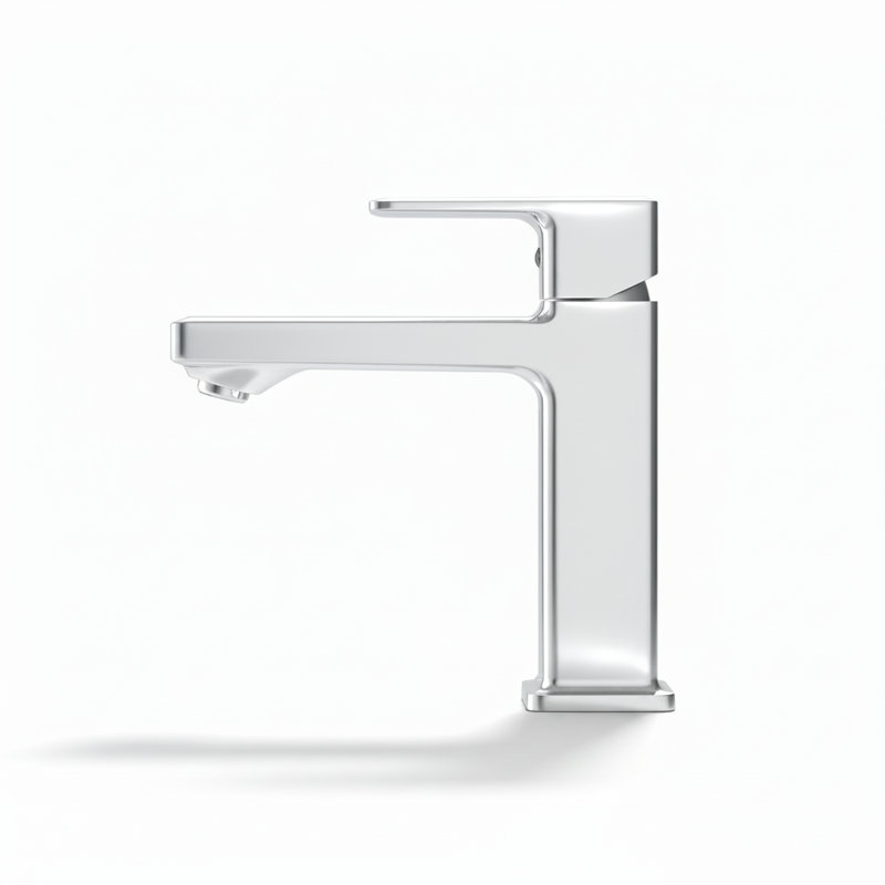 Robinet pour salle de bain à poignée simple - Chrome poli, 1,5 gallon par minute, Chrome chrome