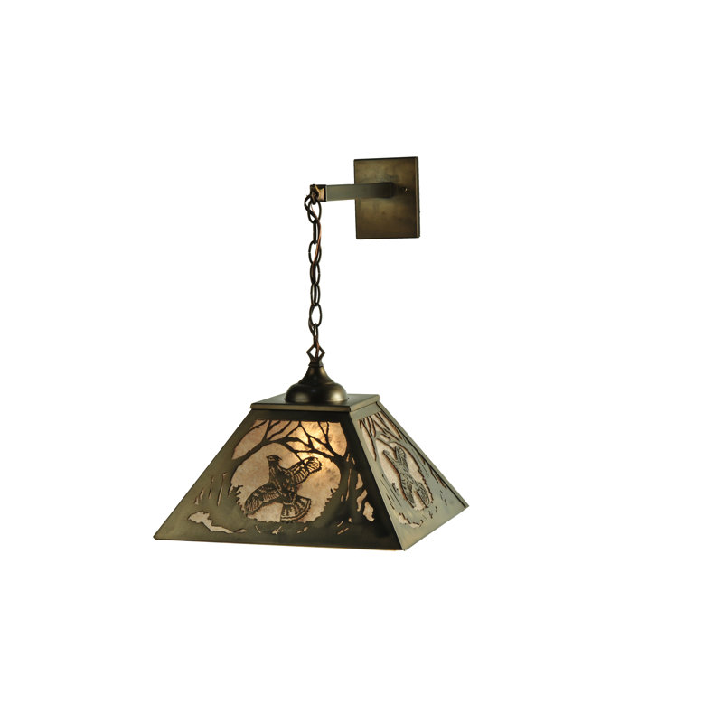 Rustic Lodge 1 - Light Armed Sconce