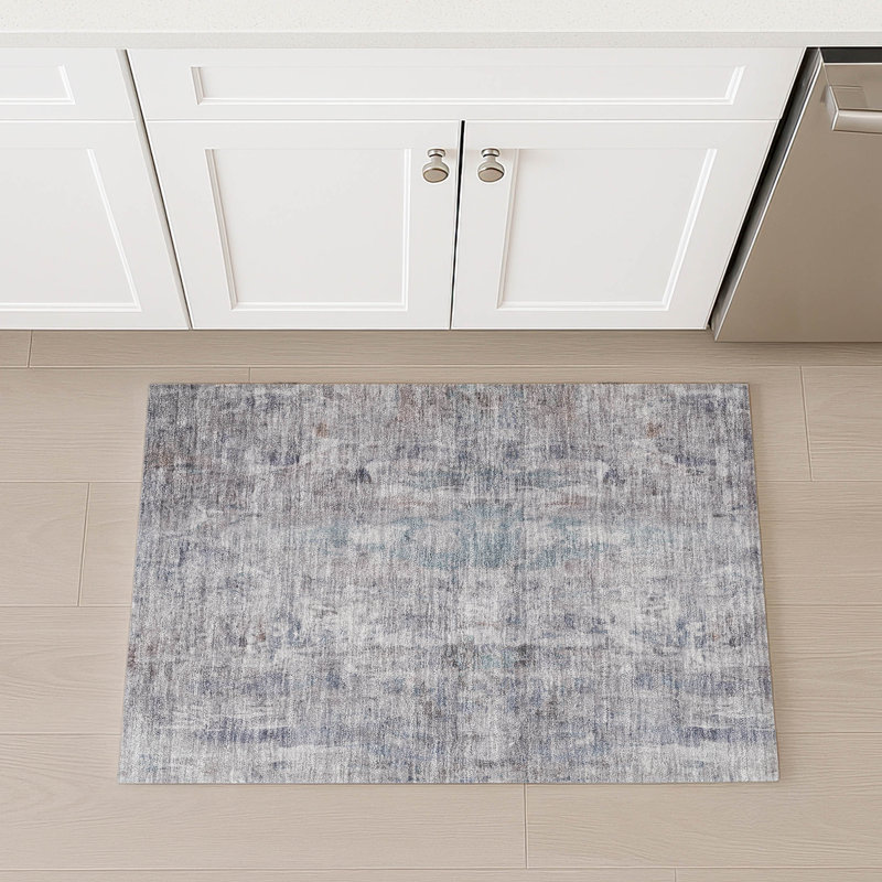 Machine Washable Indoor/Outdoor Mattis ACN2310 Abstract Rug, Rectangle 1'8" x 2'6"