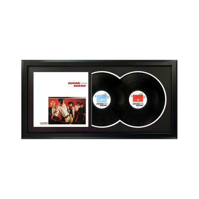 Duran Duran "Duran Duran" Framed Double Record with White Mat