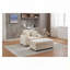 Chaise rembourrée avec repose-pieds, porte-gobelets, assise profonde et coussins amovibles-218066892