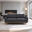 Canapé capitonné 67,7 po de largeur Mid-Century avec pieds en bois-811380480-813001934