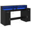 Desk Black Oak 55x91 Cm Engineered Wood-320120566