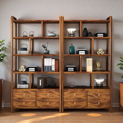 New Chinese Minimalist Style Bookcase