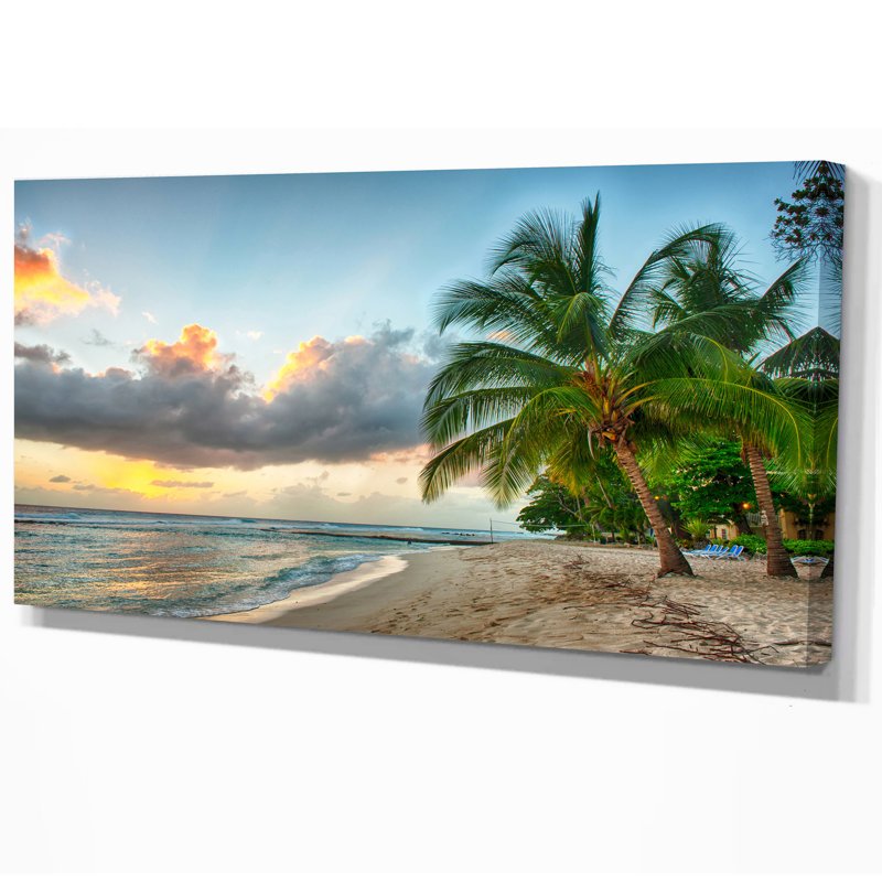 «Schafer Great View of Barbados», reproduction de photo sur toile tendue, H 16 po x l 32 po x P 1 po