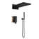 Rainier 22" Rainfall Complete Shower System with with Rainfall & Waterfall Spray, Handheld and Rough-in Valve Included
