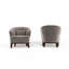 Fauteuil d'appoint rembourré Ava, gris-618423425
