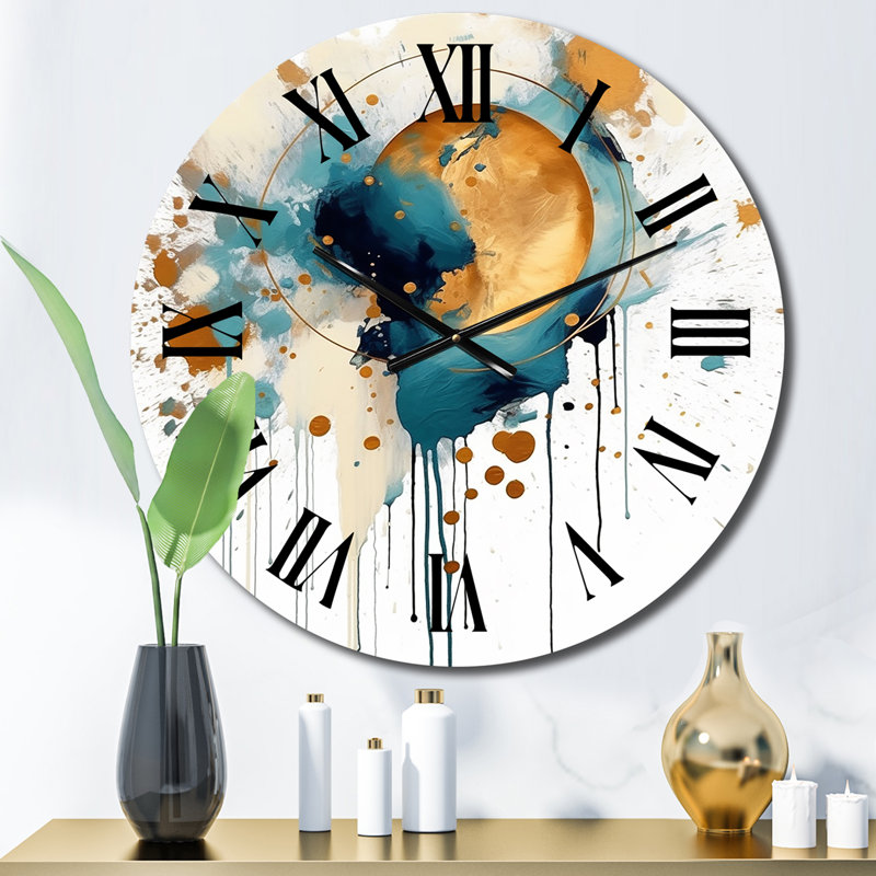 Metal Wall Clock, Medium