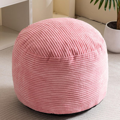 Pouf rond rembourré