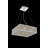 Beckley 8 - Light Chrome Square/Rectangle Pendant-1952309922