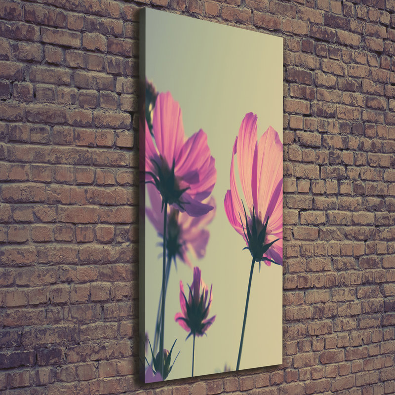 Pink Flowers - Wrapped Canvas Print
