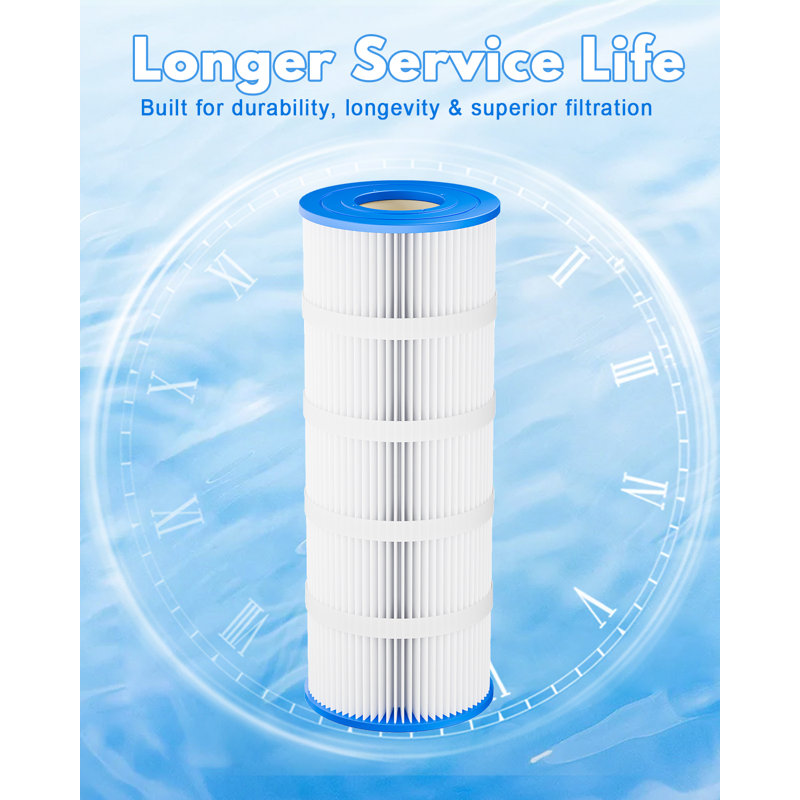 Cartouche filtrante pour piscine DAYEAR 120 pi. Ca. Pi. (Paquet de 2) Le filtre remplace C1200 C1200 C-8412 CX1200RE FC-1293 PCCF-125 817-0125N