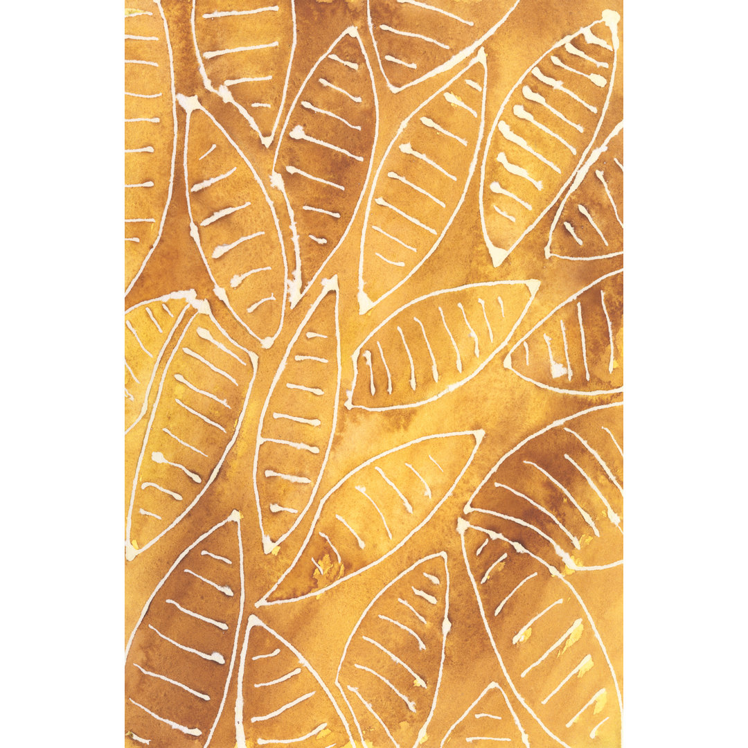 Leinwandbild Stylized Leaf Shapes I von Regina Moore