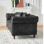 Canapé en tissu 66 po Chesterfield?-908840078