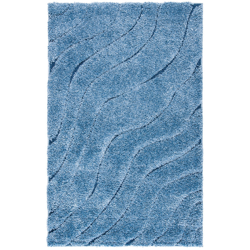 Tapis bleu Ashal, Rectangle 3 pi 3 po x 5 pi 3 po