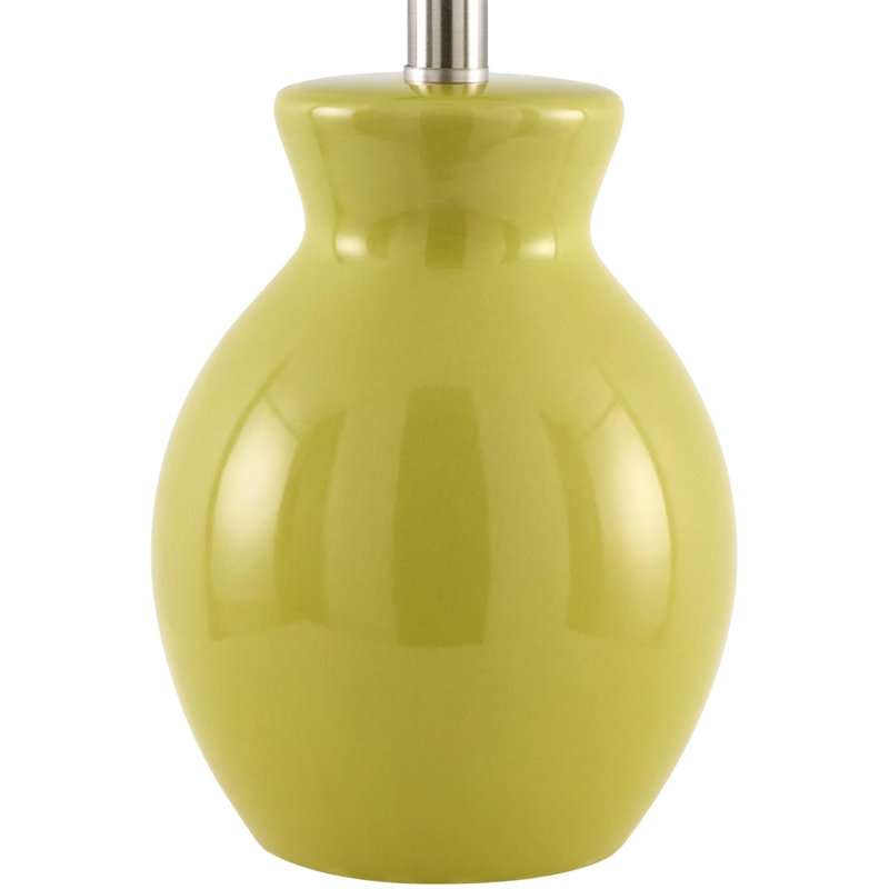 Abat-jour tambour Momsen, Vert, H 15 po x l 8 po x P 8 po