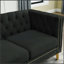 Canapé d'angle en velours de 209 cm (82,2 pouces), canapé sectionnel en forme de L avec 3 coussins pour un confort optimal dans le salon, la chambre à coucher et le bureau.
