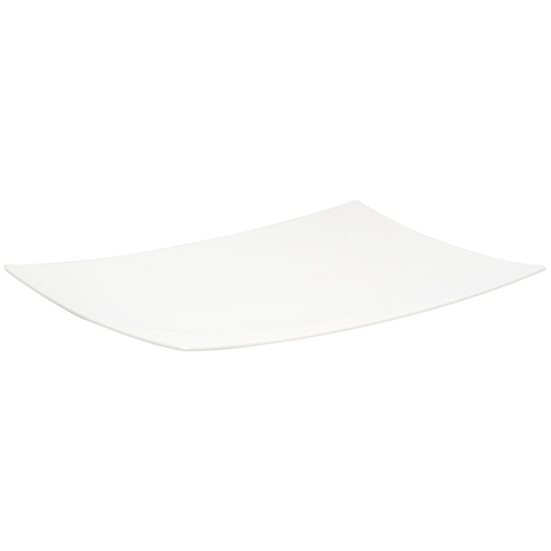 Plateau rectangulaire rouge vanille extrême blanc