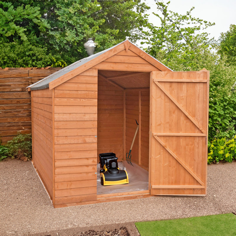 Garden Value Overlap Shed , Yes, 6 ft. W x 8 ft. D