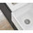 Kingston Brass Arcticstone 36-Inch Solid Surface White Stone Apron-Front Double Bowl Farmhouse Kitchen Sink