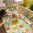 Washable 5X8 Yellow Floral Outdoor Rug, Non Slip Quick-Dry Mesh Rug for Deck Patio-1463005416-1463005417