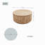 Table basse ronde de patio