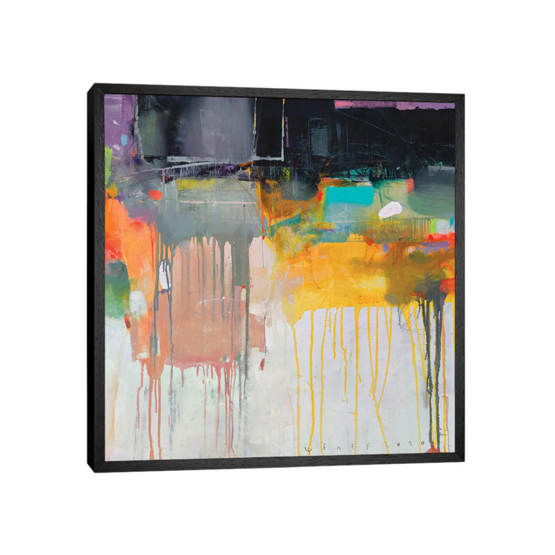 Soul Art I 1 Piece Painting on Canvas, 66.04 cm H x 66.04 cm W, Black Framed