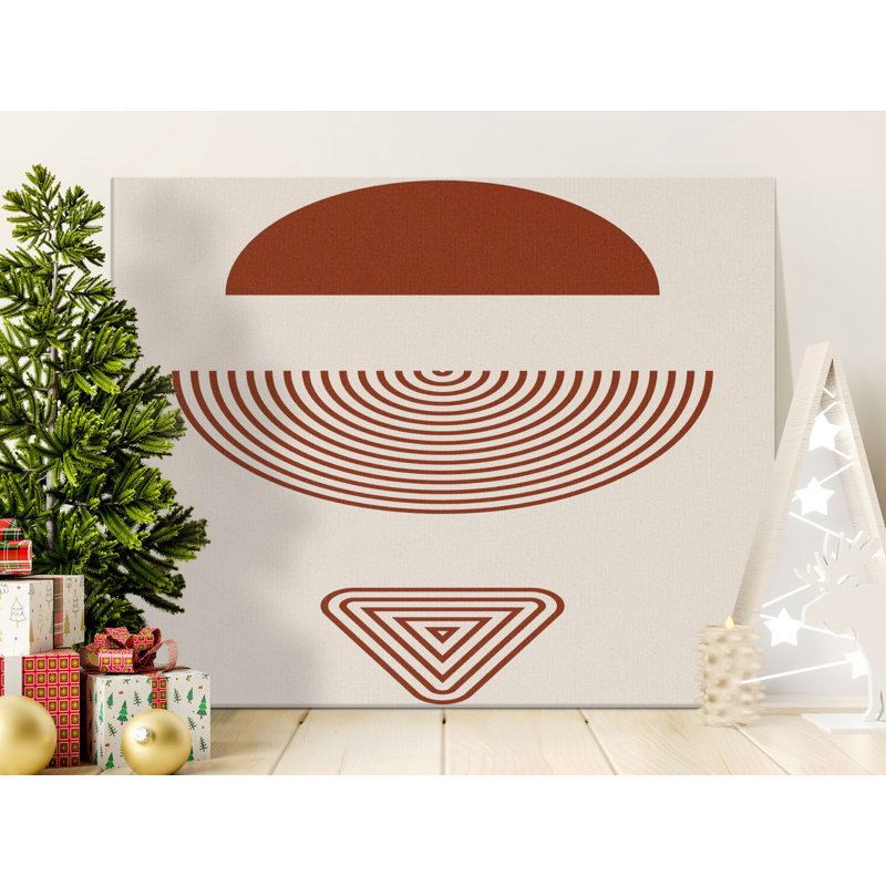 Wrapped Canvas Print Set, Red, 76.2 cm H x 152.4 cm W