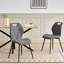 Dining Chairs - Contemporary Dining Chair - Comfortable Velvet Dining Chair - Metal Legs-246724160-264935914
