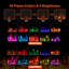 Foyer électrique mural Delphi avec minuterie, télécommande, flamme réglable, 700 W / 1400 W-1559276506