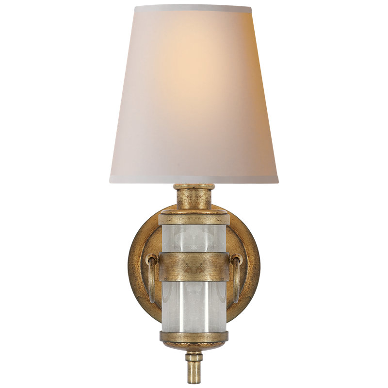 Thomas O'Brien Jonathan Sconce, Natural Quartz Stone