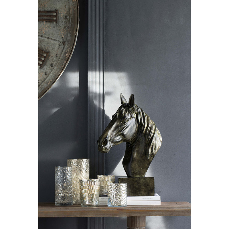 13X5.7X15.8" Equine Sculpture On Base