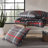 Eddie Bauer Willow Plaid Down Alt Grey Reversible Comforter Set-23078437