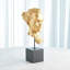 Gilded Portrait Sculpture-Gold Leaf