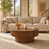 Round +Solid Wood top