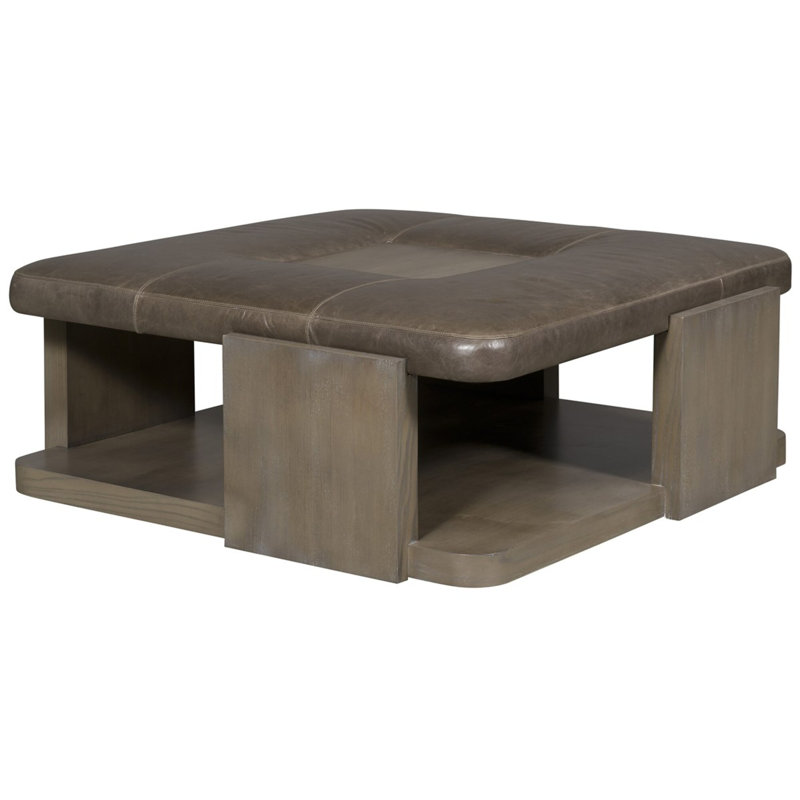 Piermont Ottoman, Dove Gray, Impala Linen
