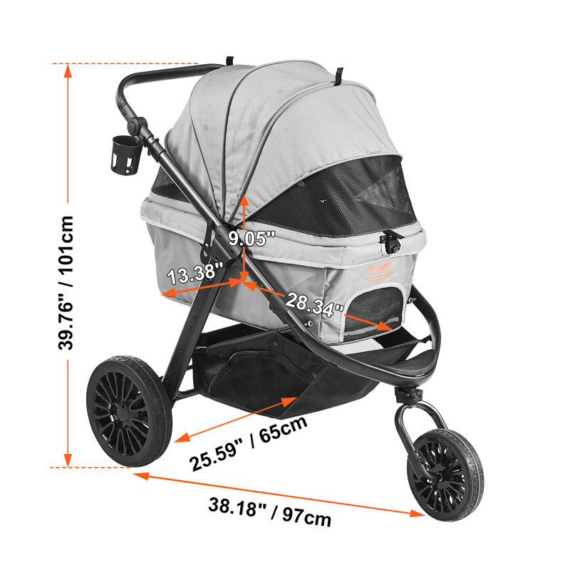 Poussette standard pliable