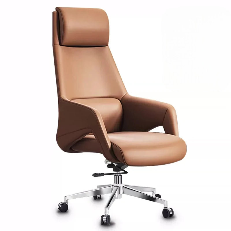 Cisely Genuine Leather Side Chair