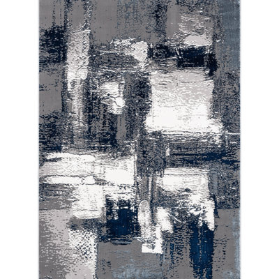 Well Woven Cairo Thalia Geometric Vintage Blue Rug