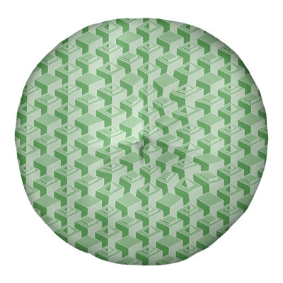 Coussin de sol à motif de gratte-ciels classiques