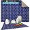 XL Dish Drying Mat, Kitchen Counter Drip Pad - Absorbent, Waterproof, Slip-Resistant, Machine Washable (19" x 24") (Indigo Blue) (USA Made)