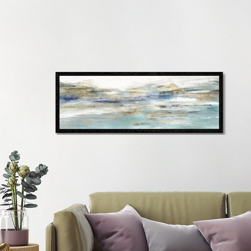 Upon A Clear III by Isabelle Z - Panoramic Print on Canvas, 121.92 cm H x 40.64 cm W, Black Framed