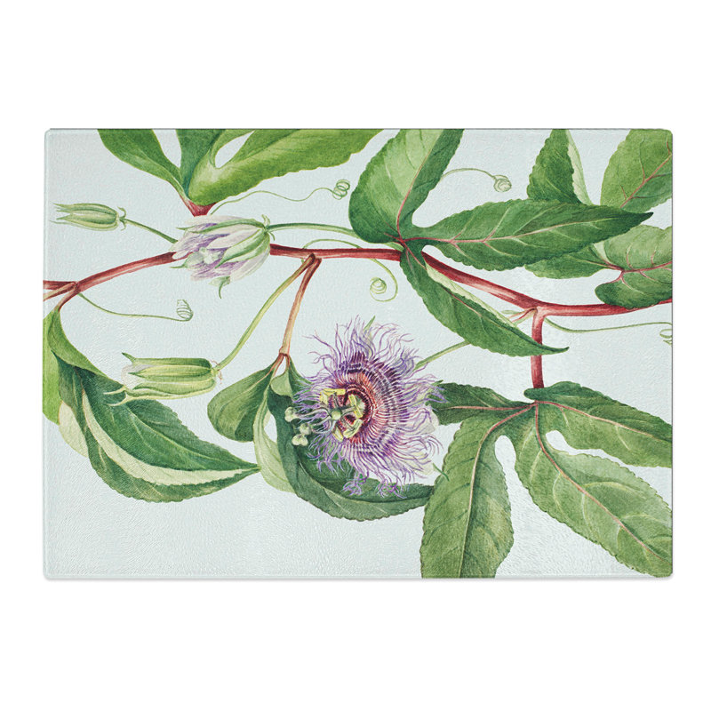 Maypop by Mary Vaux Walcott Chopping Board, 0.4cm H x 20cm W x 28.5cm L