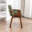 Dundrod Faux Leather Upholstered Swivel Dining Armchair-123200762