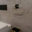 Porte-papier hygiénique élégant en métal, finition dorée, 3,1 x 2,0 x 6,3 pouces | Fabrication 100% métal durable | Accessoire de salle de bain élégant pour un décor moderne, facile à installer et à entretenir