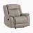 Solida 39.5" Modern & Contemporary Polished Microfiber Reclining Chair with Contrast Piping & Tab Pull Reclining-1648644323